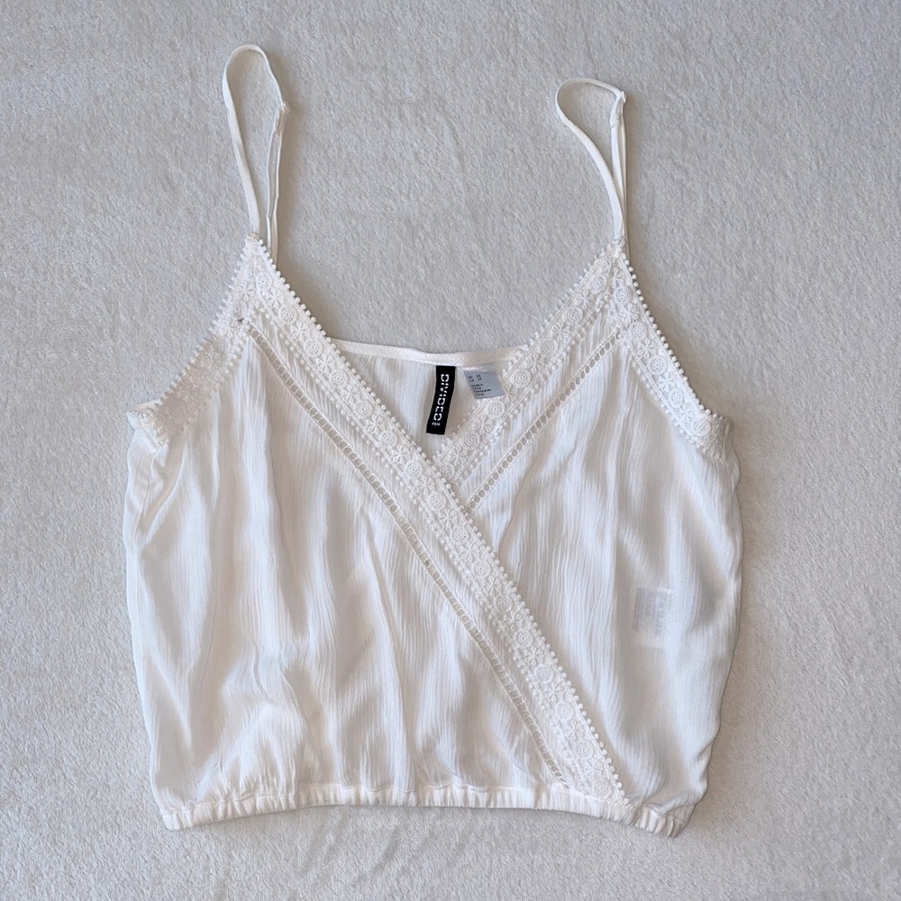 H&M embroidered tank top